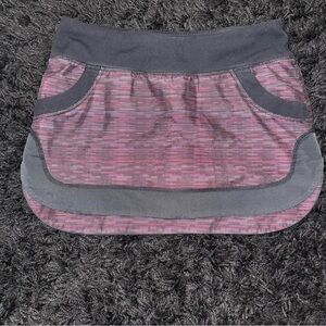 Stylish Pink and Gray Women's Skirt